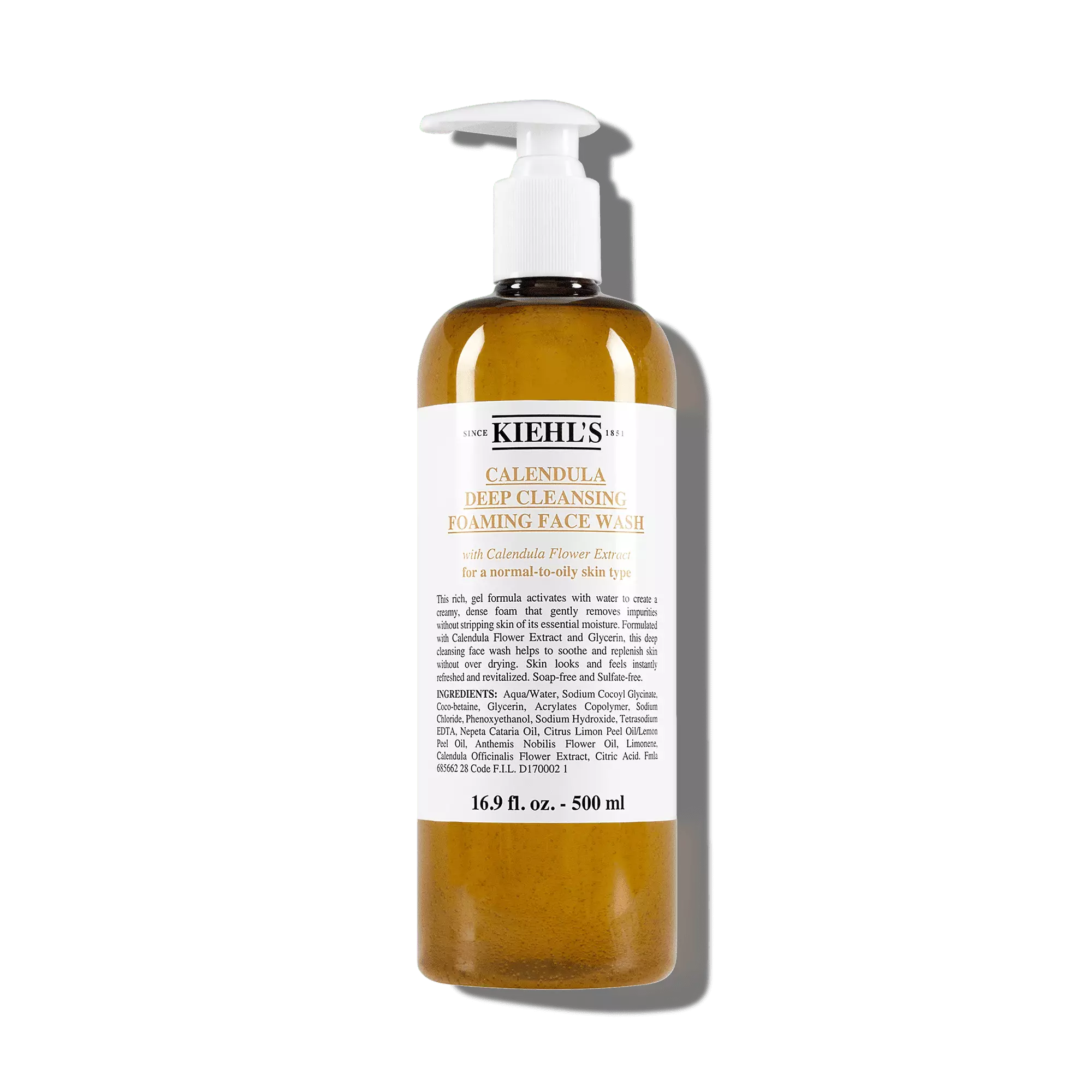 Calendula Deep Cleansing Foaming Face Wash - Gel de curățare cu Gălbenele