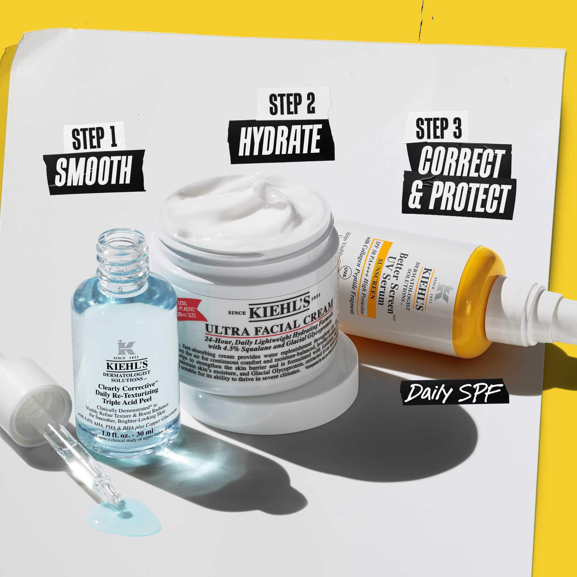 Rutină in 3 pași pentru Better Screen UV Serum