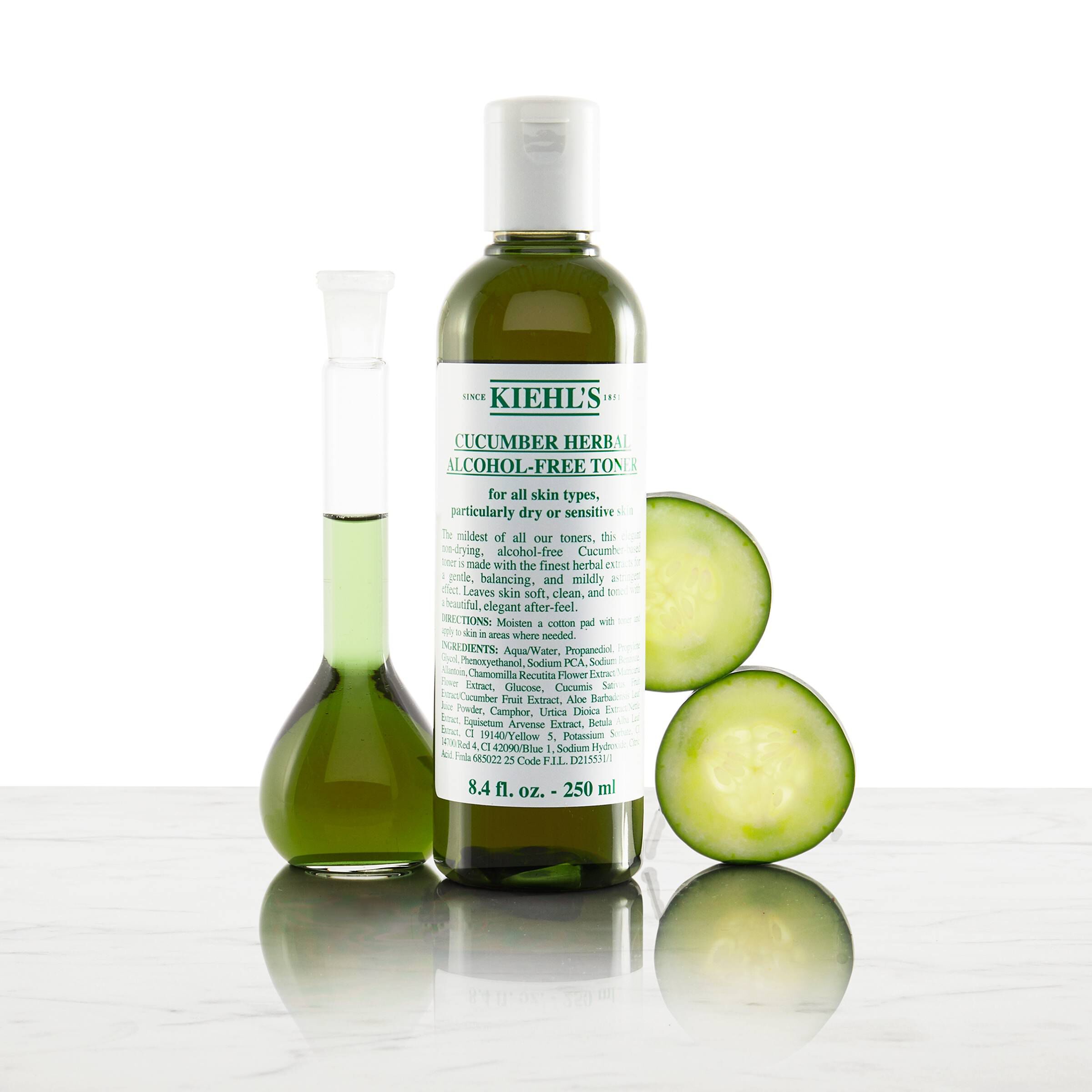 Cucumber Herbal Alcohol-Free Toner - Loțiune tonică cu castravete