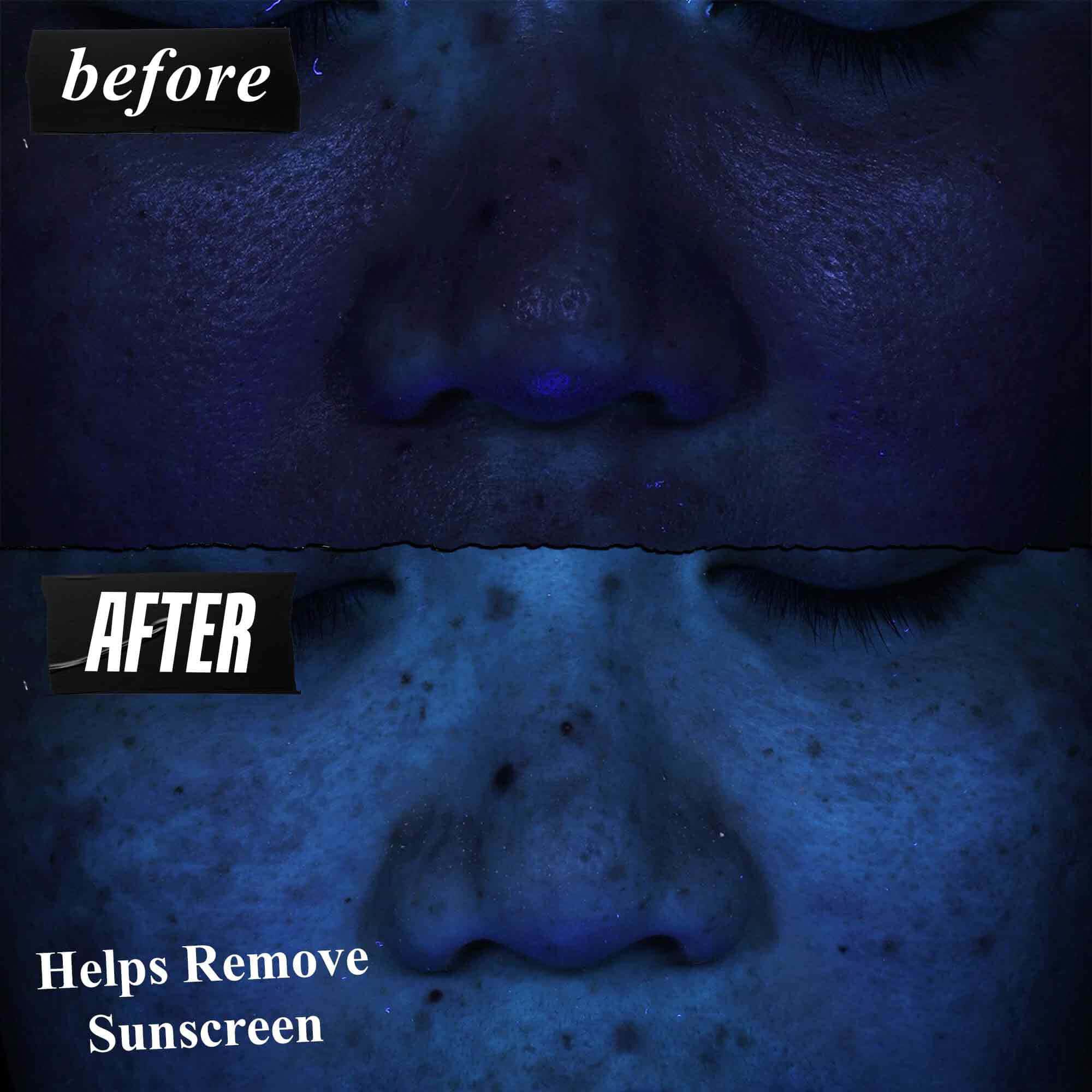 Kiehl's Ultra Facial Barrier- Hydrating Cleanser Before & After