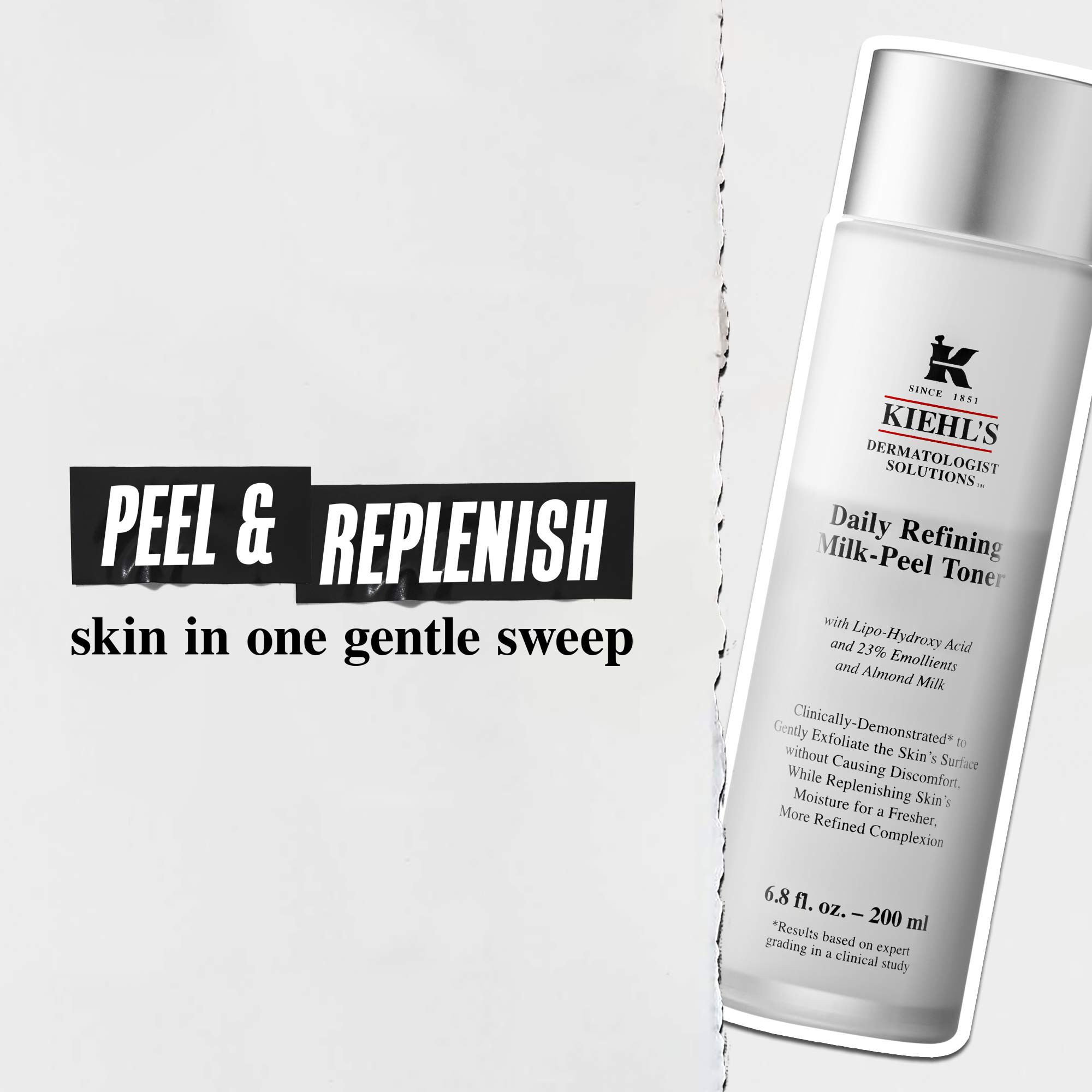 Daily Refining Milk-Peel Toner - Loțiune tonică pentru hidratare și exfoliere zilnică
