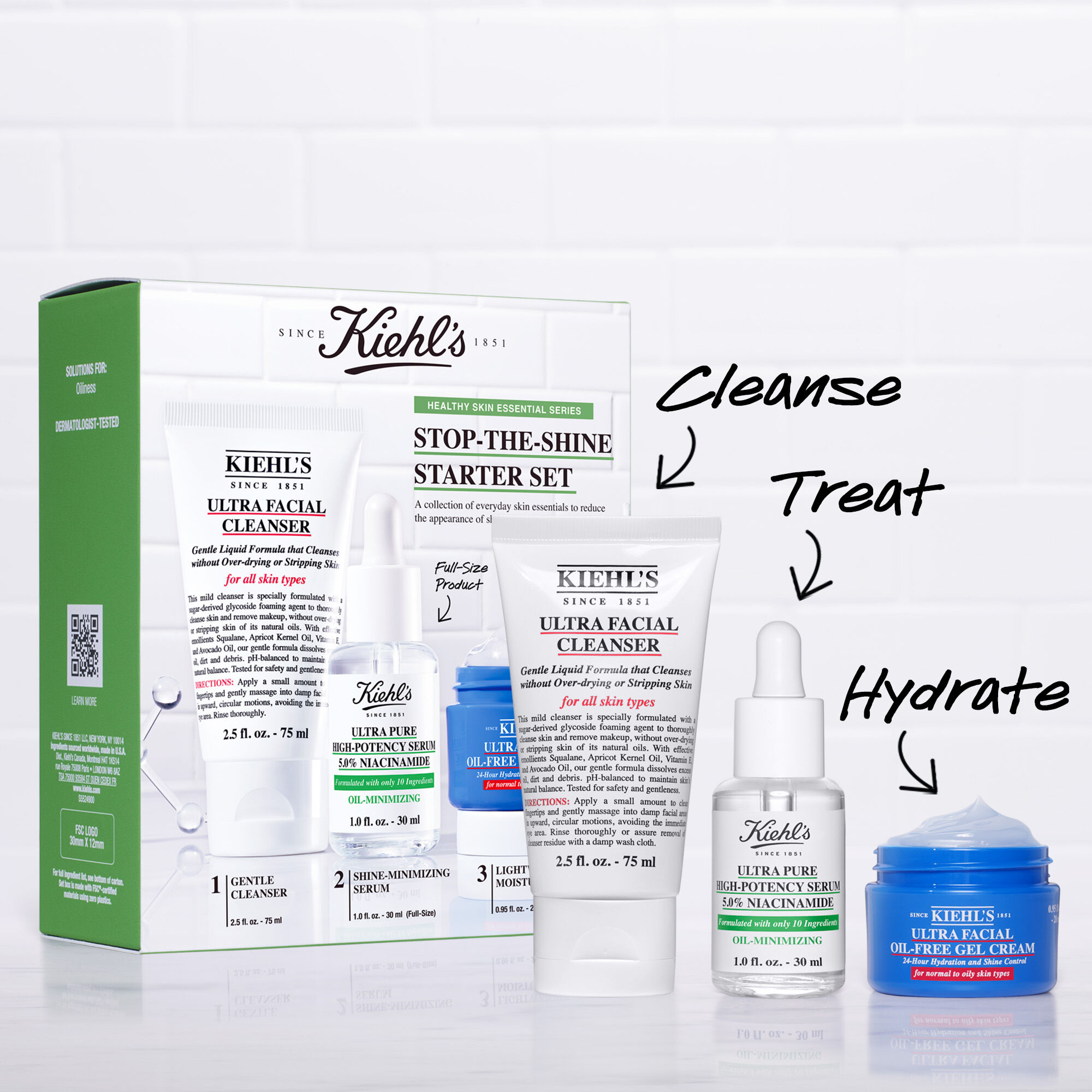 Stop-The-Shine Starter Set - Echilibrarea excesului de sebum