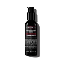 Un flacon de 75 ml de Kiehl's Age Defender Power Serum pe un fundal alb.