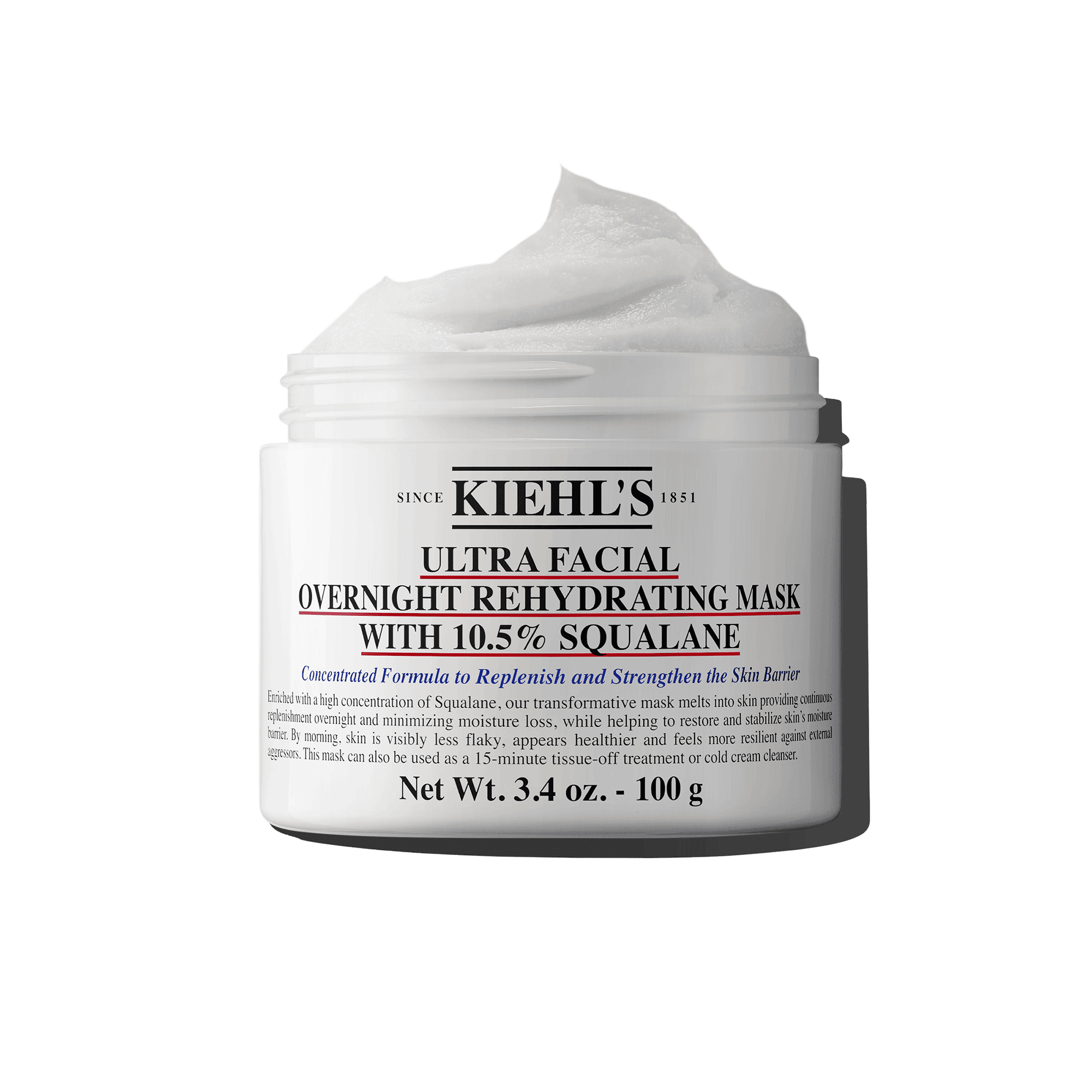 Ultra Facial Overnight Rehydrating Mask cu 10.5% Squalane|Kiehl's