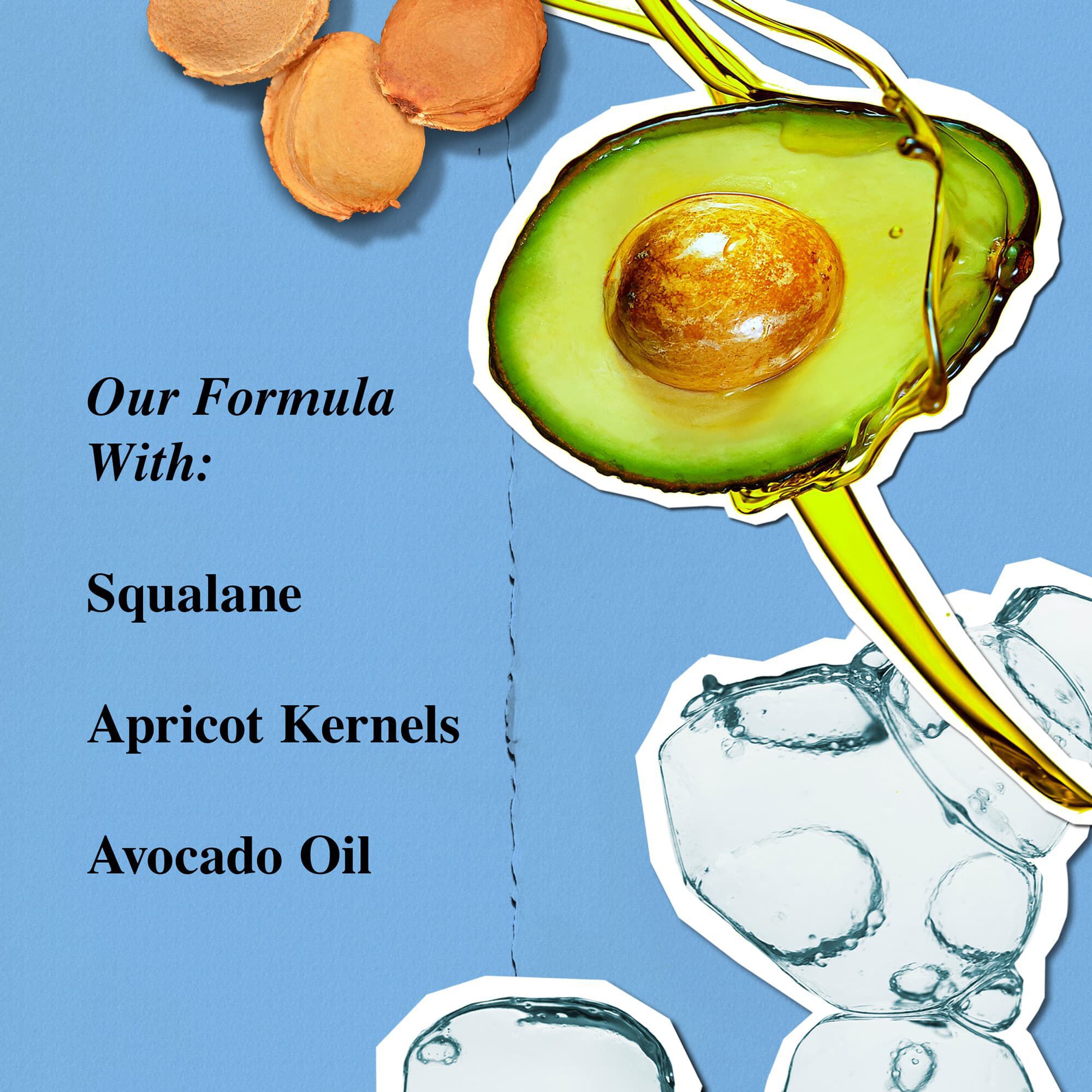 Ingrediente Kiehl's Ultra Facial Cleanser - squalane, samburi de caise, ulei de avocado