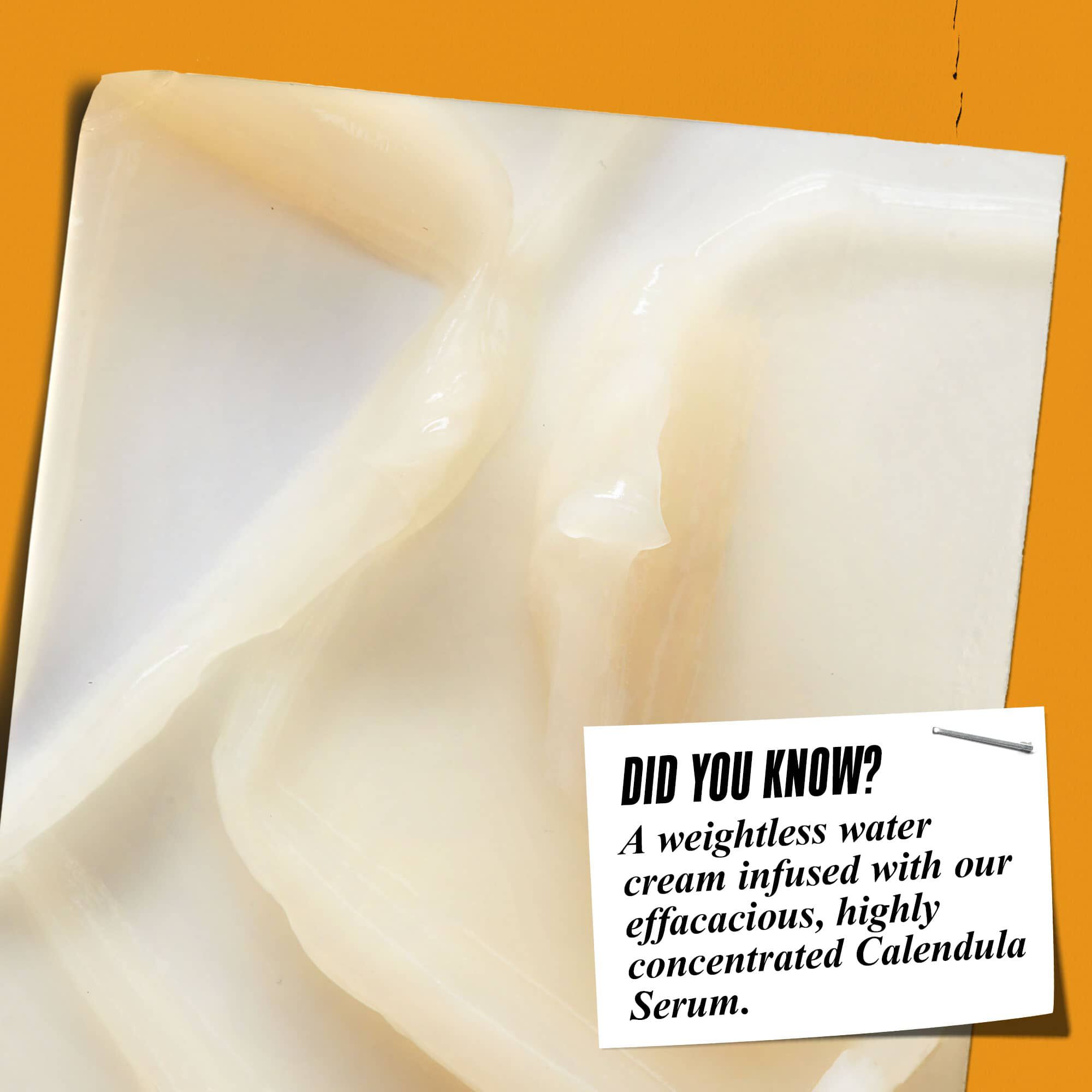 Calendula Serum-Infused Water Cream - Cremă infuzată cu serum de gălbenele (calendula)