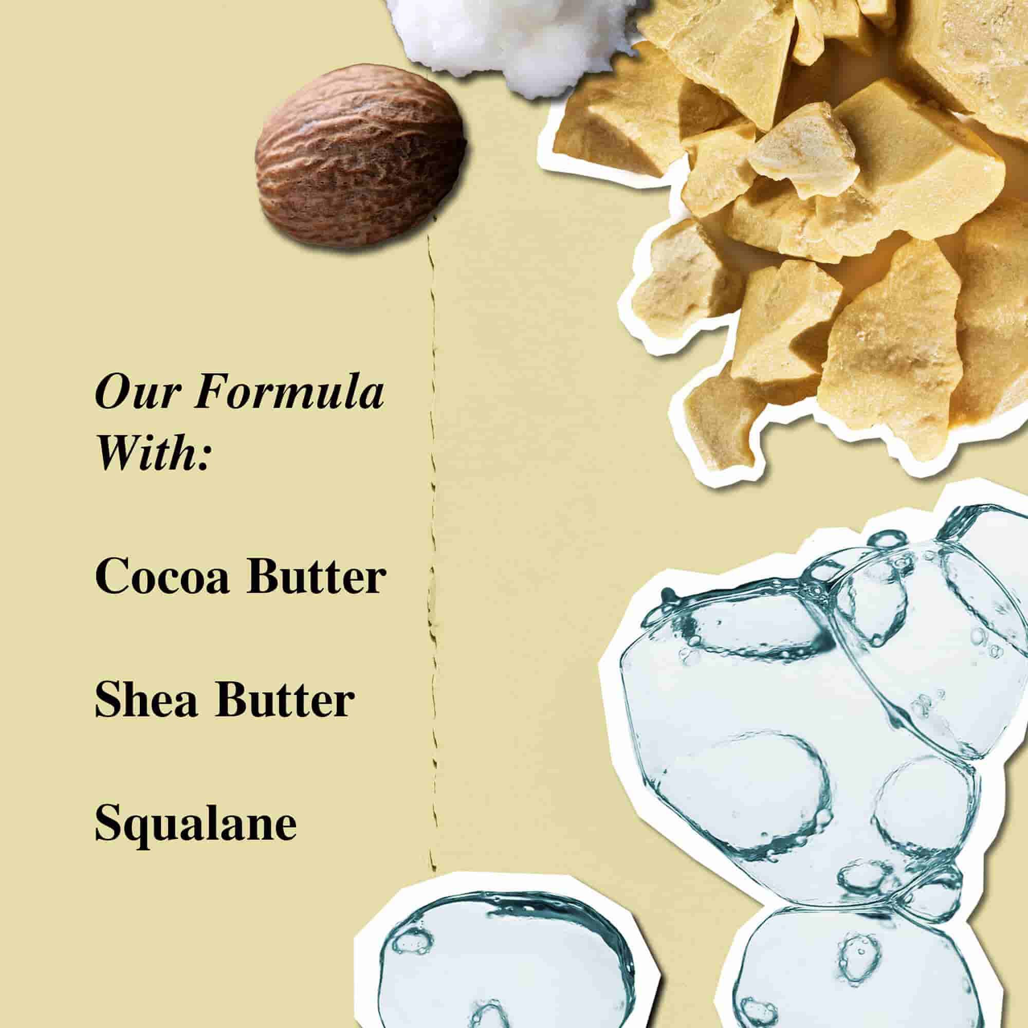 Ingrediente loțiune de corp Kiehl's Creme de Corps - unt de cacao, unt de shea și squalane