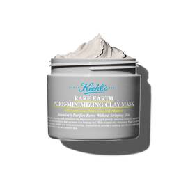 Fotografie cu borcanul deschis Kiehl's Rare Earth Cleansing Masque