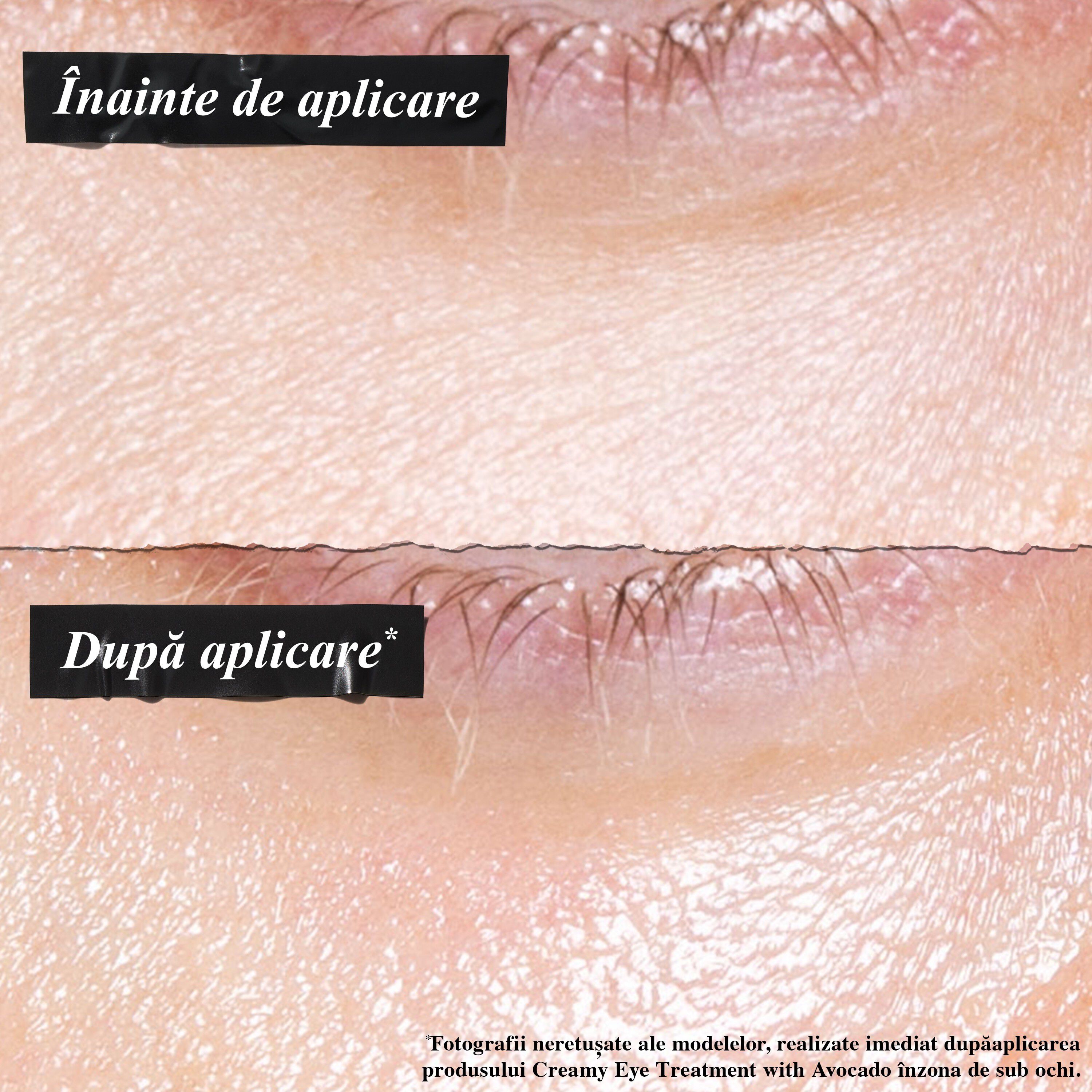 Ingrediente Kiehl's Creamy Eye Treatment with Avocado - cofeină, ulei de avocado