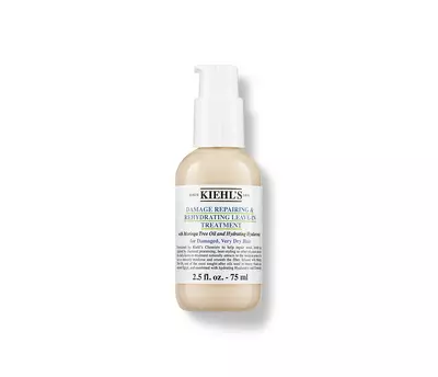 Flacon de tratament Kiehl's pentru părul deteriorat, cu pompiță, 75 ml. Produs hidratant și reparativ.