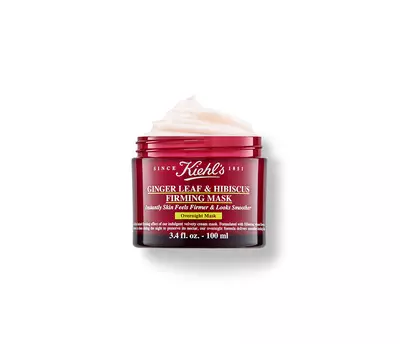 Masca de față Kiehl's cu frunze de ghimbir și hibiscus, 100 ml, pentru intinerirea și netezirea pielii.