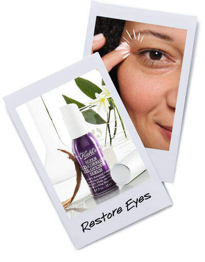 Ser pentru ochi Kiehl's cu extracte naturale, promovand revitalizarea pielii din jurul ochilor.