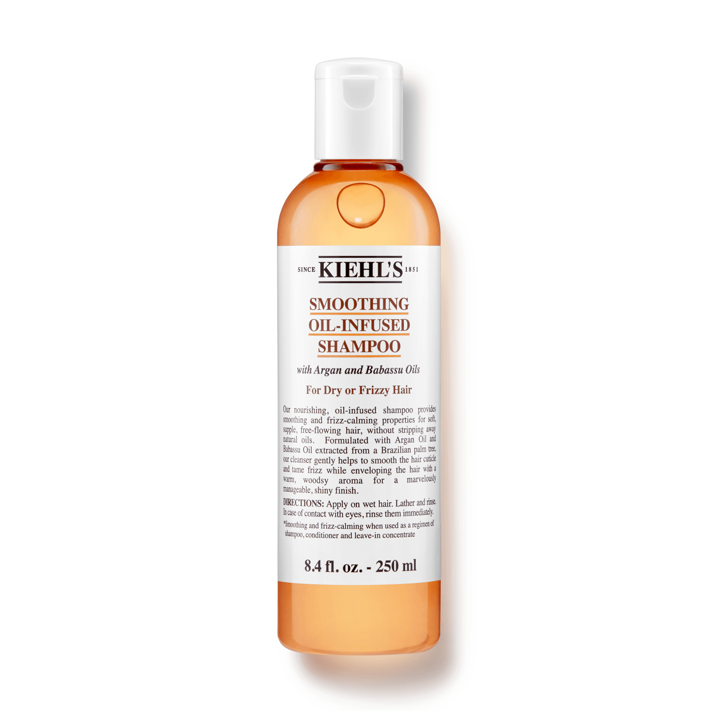 Smoothing oil-infused shampoo