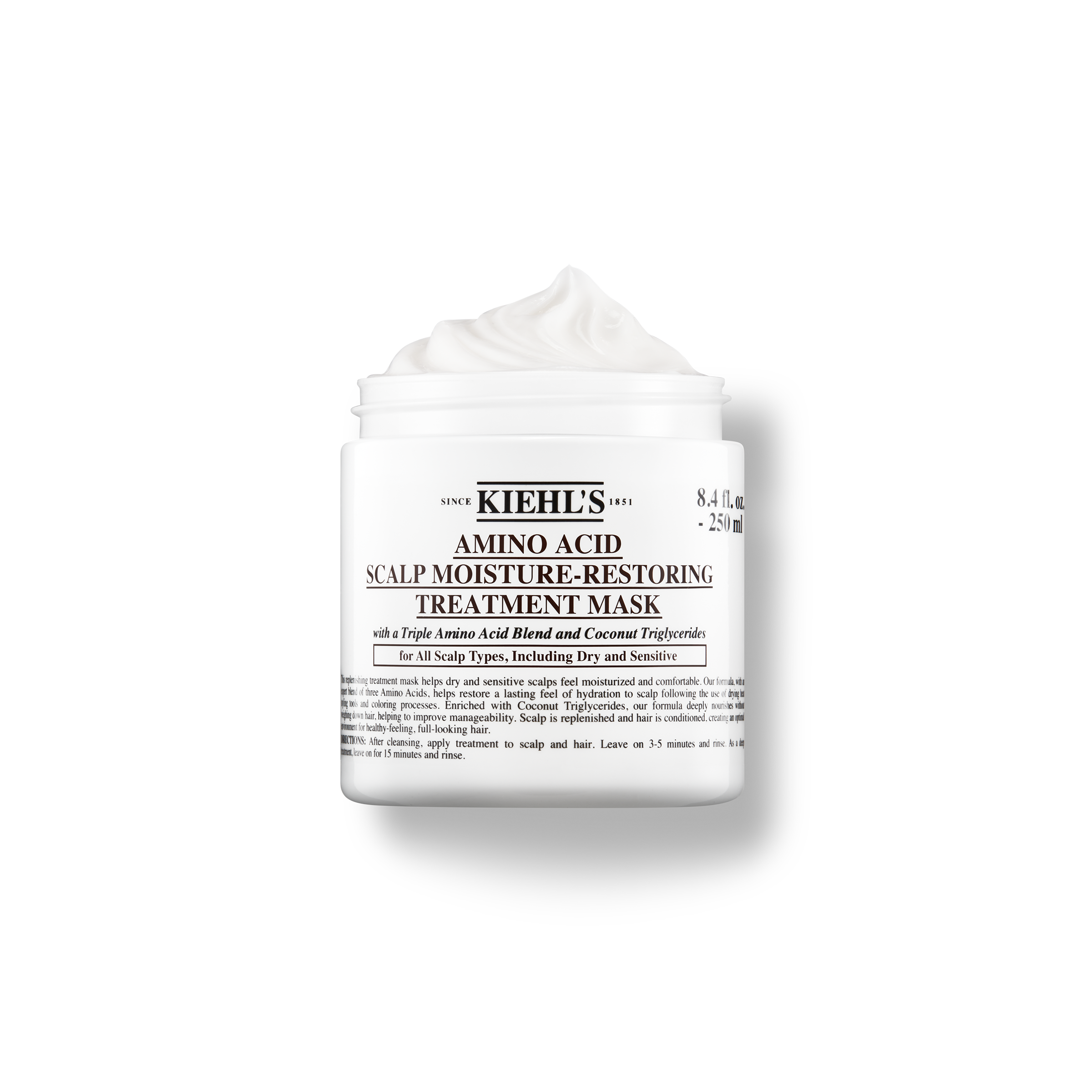 Amino acid scalp moisture-restoring treatment mask