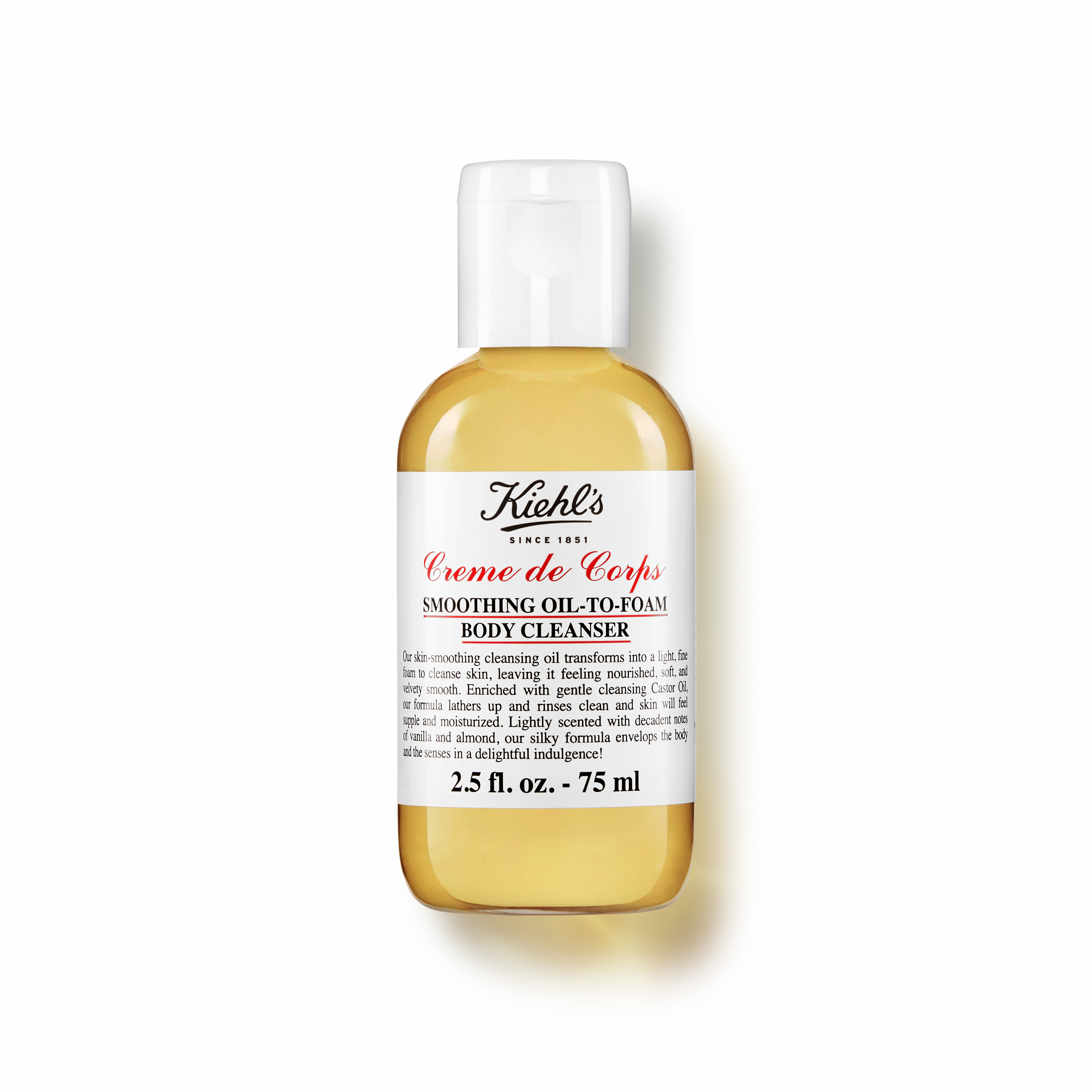 Kiehls Creme de corps smoothing oil-to-foam body cleanser