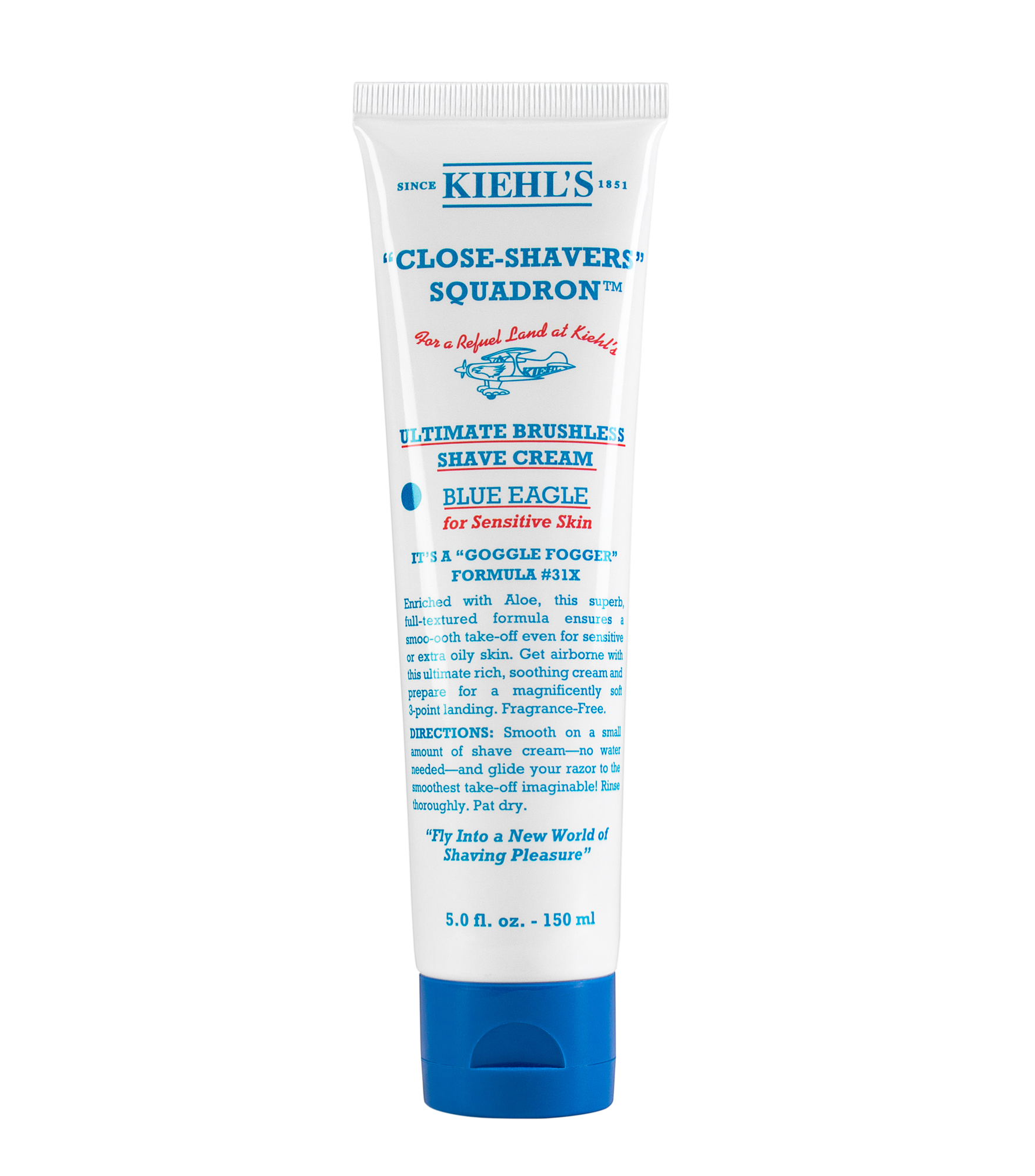 Kiehl's - Ultimate brushless shave cream blue eagle